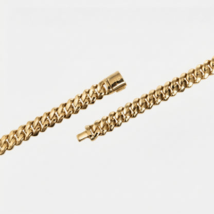 14 MM HAVANA PRONG LINK CHAIN