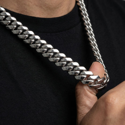 14 MM HAVANA PRONG LINK CHAIN